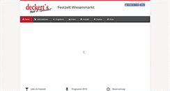 Desktop Screenshot of festzelt-wiesenmarkt.de